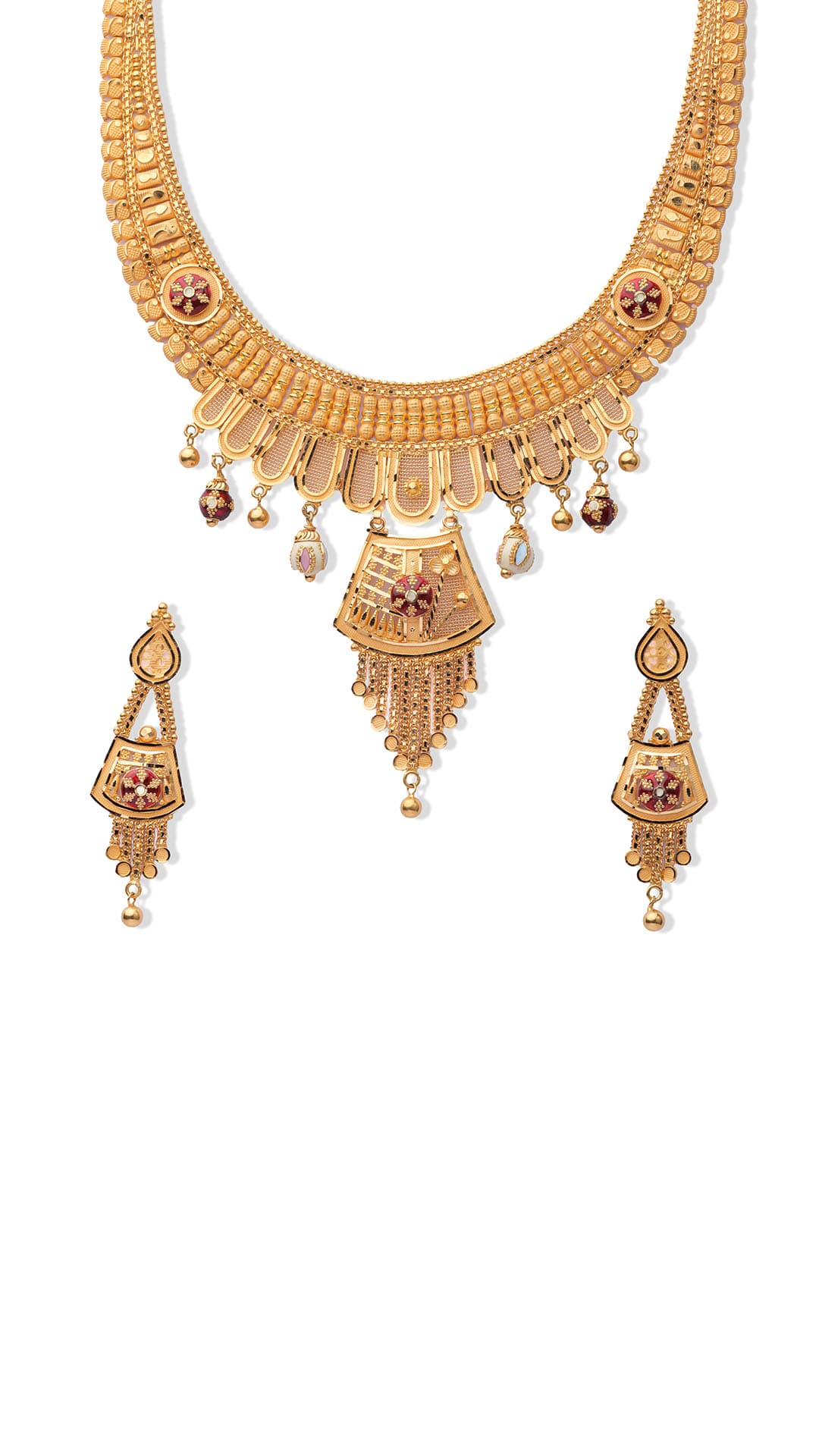 Gold Bridal Necklace Set