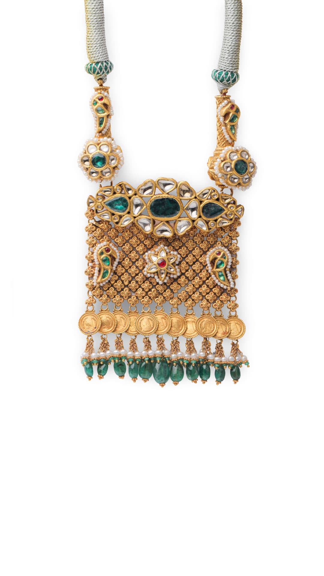 Grand Jadau Polki Pendant Haar